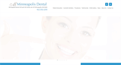 Desktop Screenshot of mplsdental.com